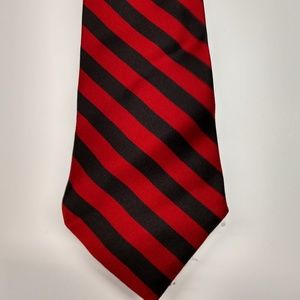 Giorgio men's tie red and blue stripes